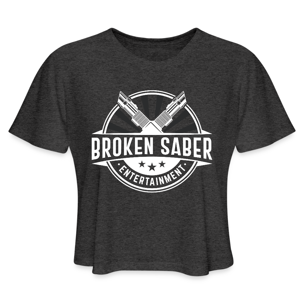 Women's Cropped T-Shirt - deep heather