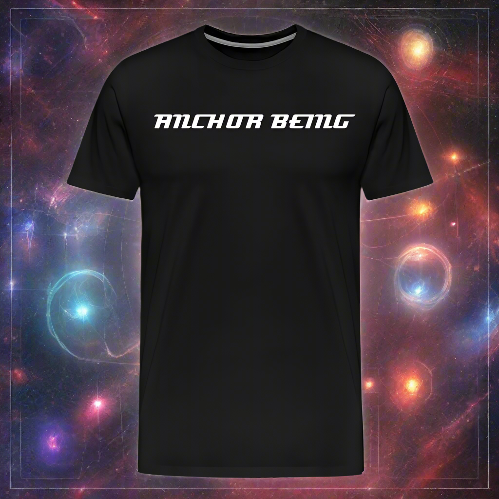 Broken Saber Anchor Being T-Shirt - black
