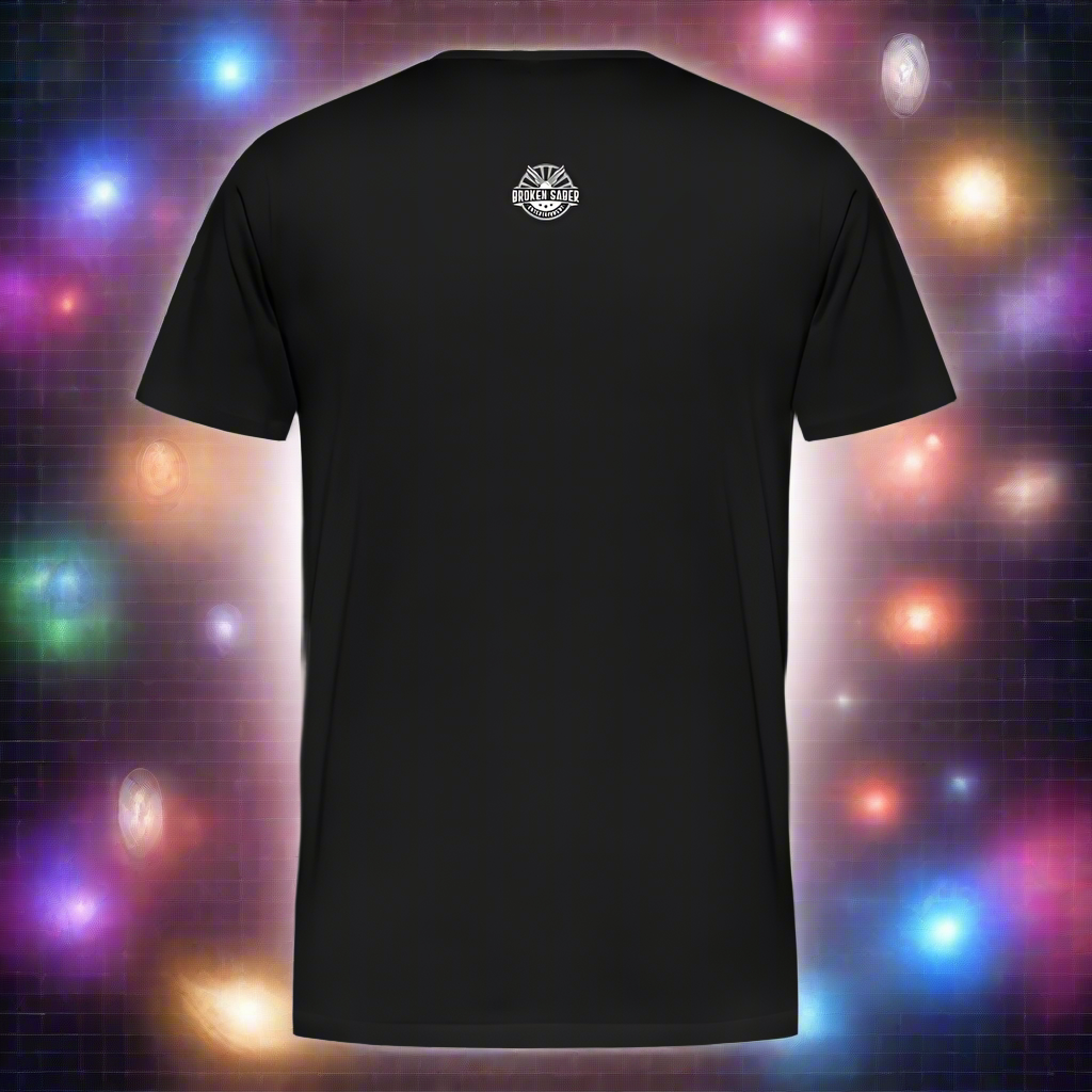 Broken Saber Anchor Being T-Shirt - black