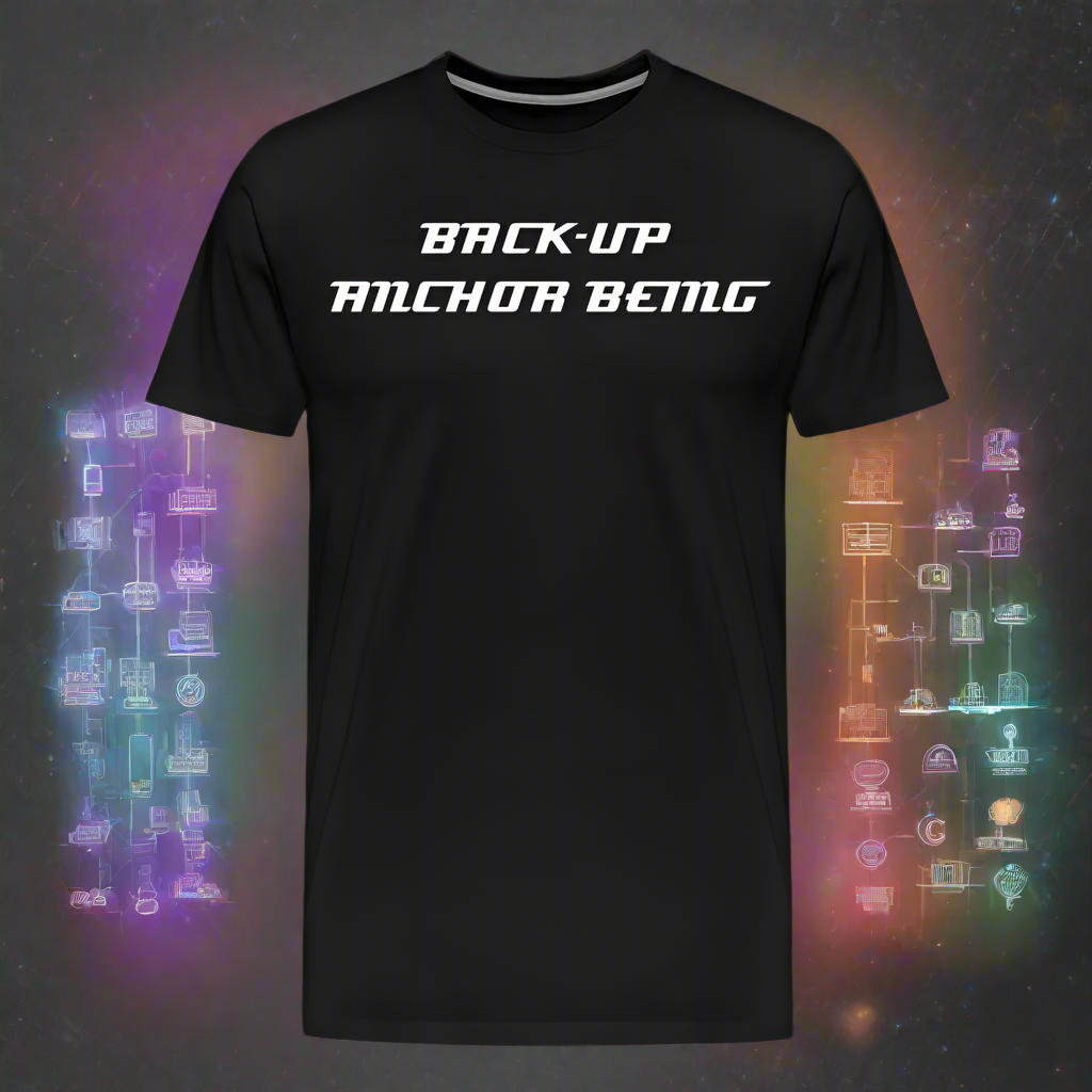 Back-up Anchor Being T-Shirt - black