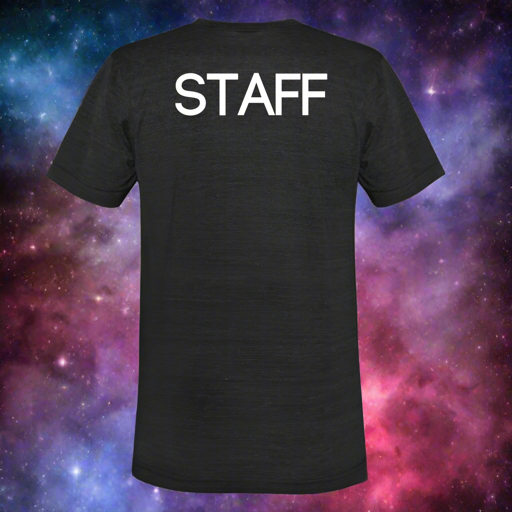 Broken Saber Tri-Blend Staff T-Shirt - heather black